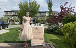 Cream Dress Alteration